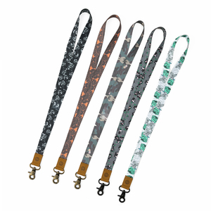 Cordón para Teléfono de Cuero Genuino con Impresión por Sublimación al por Mayor, Cordón de Cuero PU para el Cuello, Cordón de Poliéster - Product Image 1