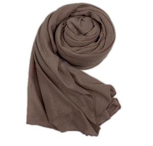Écharpe en toile unie de haute qualité, nouveau design, pour femmes, châle confortable, hijab musulman - Product Image 6