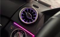 Kit d'accessoires d'éclairage LED dynamique d'ambiance ICarsin pour l'intérieur de voiture Mercedes Classe C W204 2008-2014