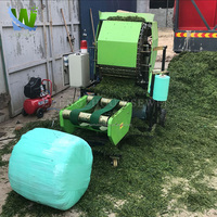Presse à balles automatique diesel pour foin, paille, ensilage, machine d'emballage, presse à balles ronde, prix pour la ferme