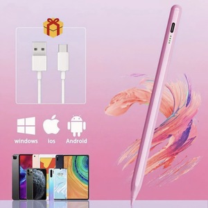 Stylet actif rechargeable, crayon tactile compatible avec les tablettes et smartphones Apple IOS - Product Image 1