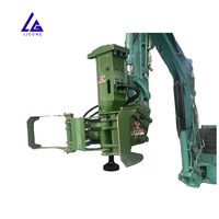 Hincador Hidráulico para Postes de Excavadora con Almohadilla Dedicada para Instalación de Postes de Cercas, Accionamiento Estable y Eficiente