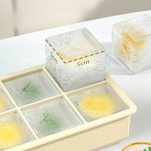 Moule à glaçons en silicone à démoulage facile pour la vente en gros, avec boîte pratique pour les glaçons - Product Image 4