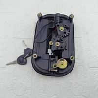 Serrure de porte de compartiment à bagages universelle noire pour bus avec réflecteur ambre, modèle ZK6127/191 pour pièces de bus Yutong King Long