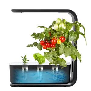 Indoor Home Mini Aeroponic Garden Led Grow Lights Smart Plant Herb Planters Pot Automatic Intelligent Hydroponic Growing Systems