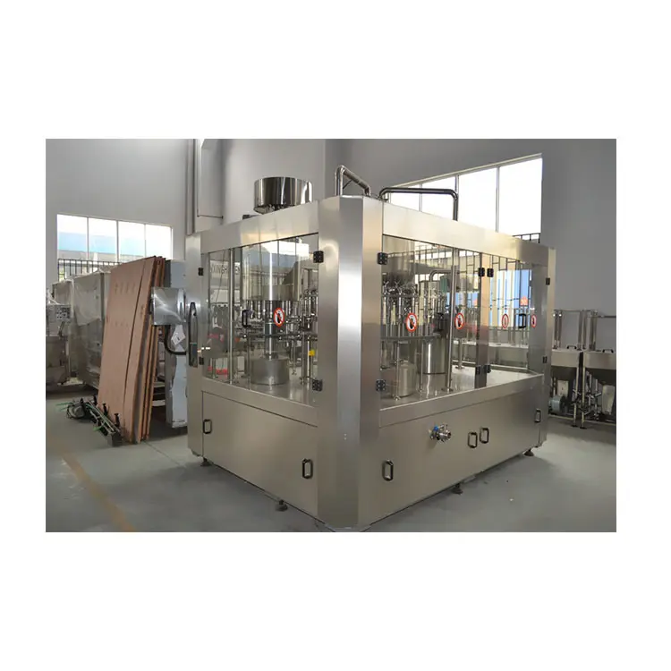 Bottle Beverage Bottling Sealing Machine Plastic Can Beer Wine Soda Water Drink Liquid Filling Capping Packaging Maker Price