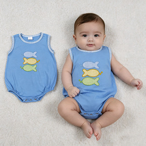 RTS Boutique Baby Girls Cotton Spandex Spring Autumn Cute Toddler Bubble Romper Casual Worsted Fabric Hidden Zipper - Product Image 1