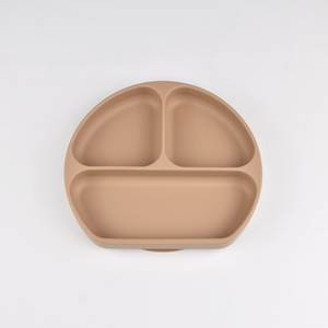 Best Selling Silicone Baby Feeding Plate Portion Control Strong Suction Bottom Flexible Food Grade Durable Non <b>Slip</b> Dish - Product Image 4