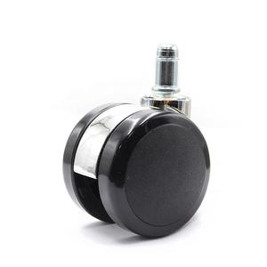 Rueda Giratoria de Nailon de 60 mm con Neumáticos de PU, Capacidad de Carga de 60 kg, Diseño Tradicional para Muebles - Vástago Roscado/Vástago con Rosca/Placa - Product Image 1