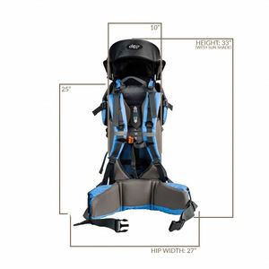 Échantillon gratuit Porte-bébé ergonomique 3-en-1 avec siège de hanche, position face au monde, type kangourou - Product Image 3