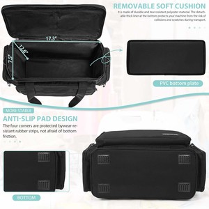 Bolsa de transporte de escáner de impresora de viaje de fábrica de protección recién llegada de muestra gratis bolsa de transporte de impresora portátil acolchada - Product Image 3