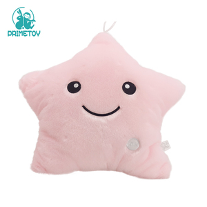 Wholesale 35cm <b>LED</b> Flash Lighting <b>Star</b> Plush Toys Light Soft Baby Toy Glowing Cushion up <b>Led</b> <b>Stars</b> Pillow - Product Image 5