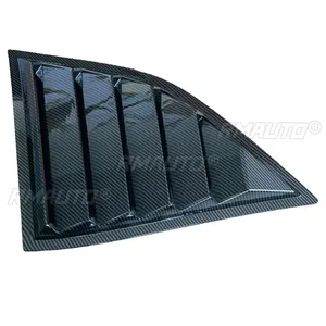 For Dodge Challenger 2008-2023 Car <b>Window</b> Shutter XE V4 Style Rear Side <b>Vent</b> Louver Cover Trim Auto Parts Carbon Fiber Paint - Product Image 5