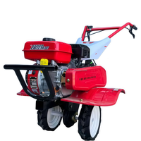 Motoculteur diesel 178F à couple élevé, 4,1 kW, mini-cultivateur 105FC pour terrains en pente et sols durs, machine de labour rotative manuelle