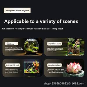 Nouvelle lampe LED de bureau pour aquarium 2025 avec col de cygne réglable, spectre complet pour <span class=keywords><strong>nano</strong></span>-aquarium, mousse et terrariums - Product Image 5