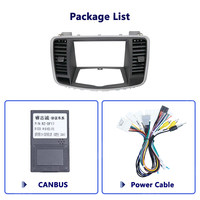 Kits de garnitures de tableau de bord de voiture personnalisés Meihua en ABS, accessoires de véhicule en ABS, cadre de façade de lecteur DVD pour Nissan Teana