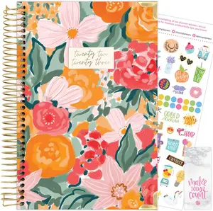 2024 2025 Custom Printing Spiral Month Planner Notebook Manifestation Agendas Notebook Goal Planner Journal