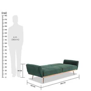 Canapé-lit moderne pour petits espaces, <span class=keywords><strong>futon</strong></span>, canapé-lit <span class=keywords><strong>clic</strong></span>-<span class=keywords><strong>clac</strong></span> - Product Image 6