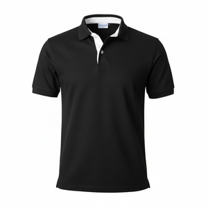 เสื้อยืดผ้าฝ้ายแขนสั้นสำหรับผู้ชาย, เสื้อยืดผ้าถักย้อมสี - Product Image 1