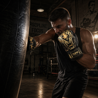 Gants de boxe pour adultes 6oz-16oz en cuir PU avec rembourrage absorbant les chocs, poignet réglable en velcro, équipement de sparring Muay Thai MMA OEM