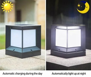 IP65 Waterproof <strong>Solar</strong> <strong>Post</strong> Fence <strong>Lamp</strong> Outdoor Main Gate <strong>Solar</strong> Pillar Light 5W 7W 10W <strong>Solar</strong> Powered Garden Lights - Product Image 2