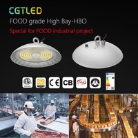 Lampe UFO 200W NSF Évalué Blanc Orange Jaune Lumière 4000K 5000K 100W 150W 80W Réglable LED Haute Baie Luminaire