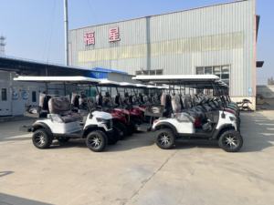 Carro de golf todoterreno eléctrico de nuevo diseño 2025 6 + 2 asientos 72V Ez Golf Sightseeing Cart - Product Image 2