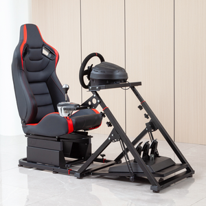 Venta caliente Asientos de videojuegos de carreras Silla de juegos <span class=keywords><strong>con</strong></span> soporte de <span class=keywords><strong>volante</strong></span> simulado - Product Image 4