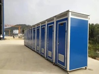 Toilettes portables pour adultes, WC détachable, cabine de douche extérieure, préfabriquée, écologique, durable, installation facile, appartement public