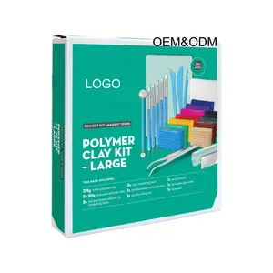 Offre Spéciale en gros de haute qualité 20 g/sac 12 couleurs <span class=keywords><strong>four</strong></span> cuisson modélisation à la main Kit en argile polymère à vendre - Product Image 1