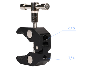 알루미늄 합금 매직암 사진 스튜디오 액세서리 대형 크랩 클램프 1/4인치 3/8인치 스레드 관절형 매직암 내구성 나일론 - Product Image 4