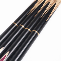 Série LP Brand Dominance, Queue de billard de snooker, fabriquée à la main, pointe de 9,8 mm, bois de frêne, joint 3/4, embout en ébène, 2 pièces, 57'', haute qualité