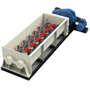 Horizontal Double Shaft Mixer Machine for Organic Fertilizer Production Equipment - Product Image 5
