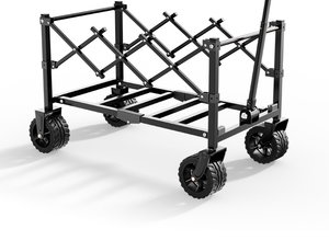 Chariot pliable d'extérieur à quatre roues en acier inoxydable, très vendu, avec plateforme. Couleurs personnalisables. Pour les Plages, le Camping et le Rangement. - Product Image 6