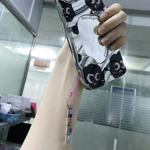 Chaîne de téléphone portable perlée colorée en acier inoxydable, design modulaire en cube, accessoire de bijouterie unisexe - Product Image 2