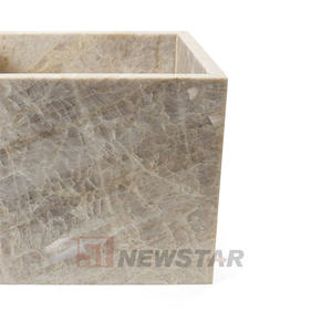 Fregadero de lavandería de piedra Simple moderno Newstar, fregadero de piedra Natural, lavabo de mármol Beige personalizado - Product Image 2
