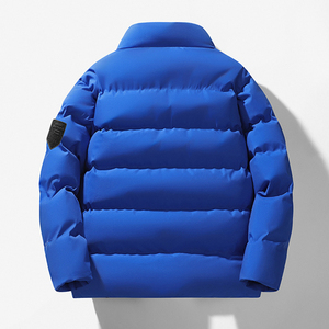 Veste matelassée en coton hiver hommes et femmes nouvelle veste matelassée en coton chaud épais Joker porter des couples décontractés jeunesse logo personnalisé - Product Image 2