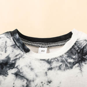 ชุดเสื้อผ้าเด็กผู้ชายฤดูร้อนปี 2022 แฟชั่นใหม่ ลายมัดย้อม แขนสั้น กางเกงขาสั้น ชุด 2 ชิ้น - Product Image 4