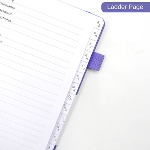 Libreta de direcciones transfronteriza de 32K con contraseña en inglés, diseño de búho, cubierta de cuero sintético, encuadernación con alambre, regalo personalizable de alto valor - Product Image 4