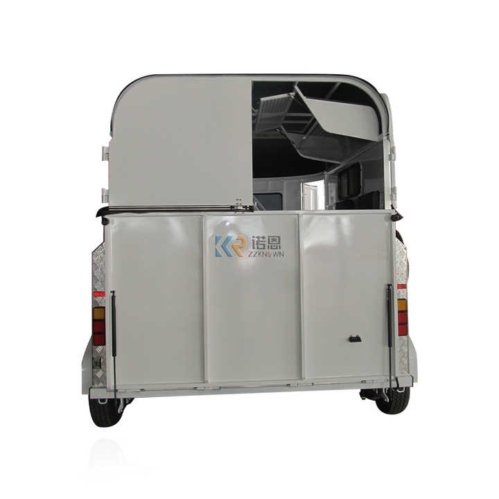 New Ramp Divider Square Float Australian Curved Window 2 Horses Angle Loading Trailer Living Quarters Horse Trailer
