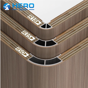 Bảng điều khiển tường hồ sơ cho liền mạch niêm phong dải đồ nội thất tủ anh hùng kim loại nhôm góc đùn cạnh gạch TRIM - Product Image 2