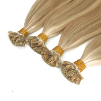 Extensions de cheveux K-Tips à prix d'usine, double épaisseur, cheveux vierges, kératine italienne, pré-collées, fusion