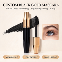 Mascara en gros personnalisé avec logo, waterproof, longue tenue, recourbant, volumisant, allongeant, fibres de soie 4D, végétalien, sans cruauté animale
