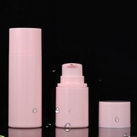 Nouveau design rose bleu ensemble d'emballage cosmétique 100ml 120ml pot de crème rotatif 30ml 50ml bouteille en plastique de pompe de lotion sans air écologique