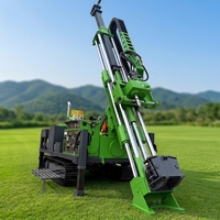 Foreuse hydraulique portable pour carottage 300m 500m 800m 1000m, machine de forage diamantée montée sur chenilles, diesel