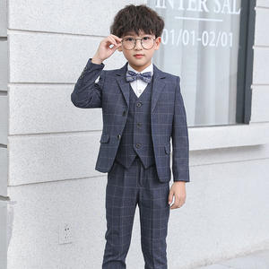 Veste de costume personnalisée pour petit garçon, <span class=keywords><strong>blazer</strong></span> de performance pour enfants, <span class=keywords><strong>blazer</strong></span> de smoking formel pour garçons sur scène de concert - Product Image 5