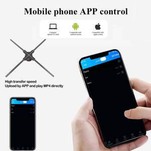 Écran Led Holographique Ventilateur Holographique 3d Avec Couvercle Ventilateur Hologramme Sac à Dos Projecteur Projection Holographique 3d - Product Image 5