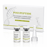 Poudre de peptides lyophilisés pour estomper les cicatrices d'acné, hexapeptide, oligopeptide, éclaircissant, en flacons, marque privée