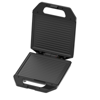 Machine à sandwichs 4 tranches personnalisée 1400W, gaufrier multifonction antiadhésif, grille-pain petit-déjeuner, appareils électroménagers de cuisine