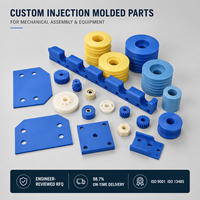 Services de moulage par injection sur mesure Fabricant de pièces en plastique OEM Équipement industriel Composants structurels ROHS ISO9001